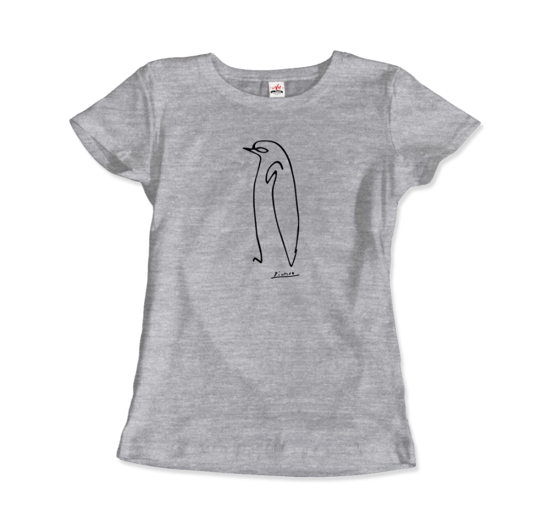 Pablo Picasso Penguin Line Artwork T-Shirt