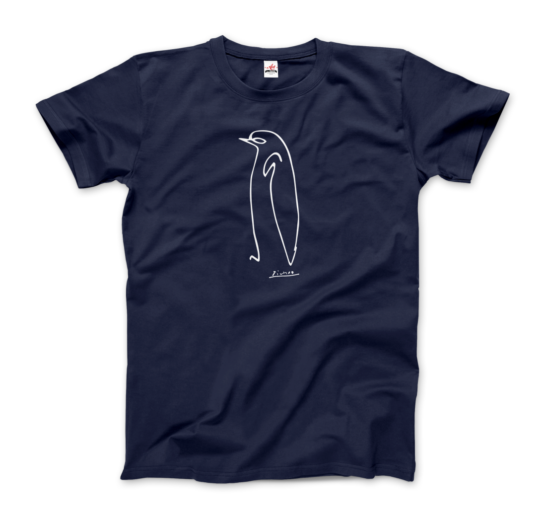 Pablo Picasso Penguin Line Artwork T-Shirt