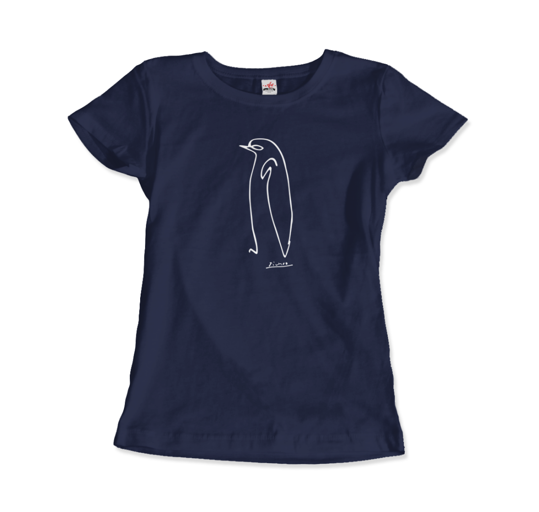 Pablo Picasso Penguin Line Artwork T-Shirt