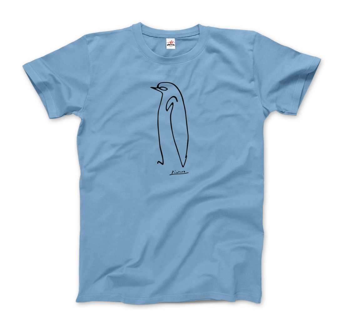 Pablo Picasso Penguin Line Artwork T-Shirt