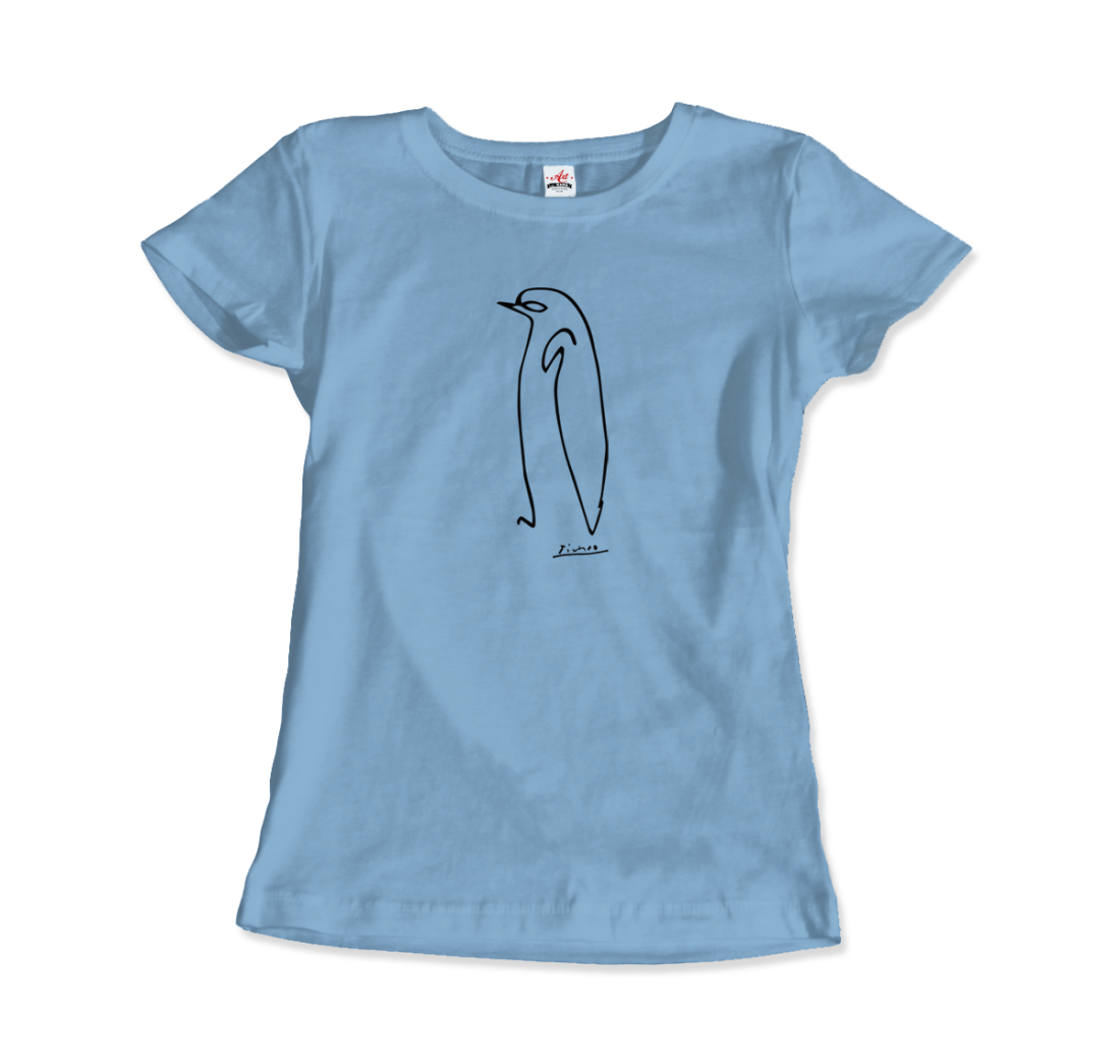 Pablo Picasso Penguin Line Artwork T-Shirt