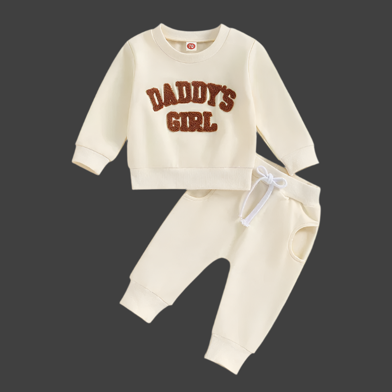 Pants and Sweatshirt Set "Daddy's Girl" Multivariant