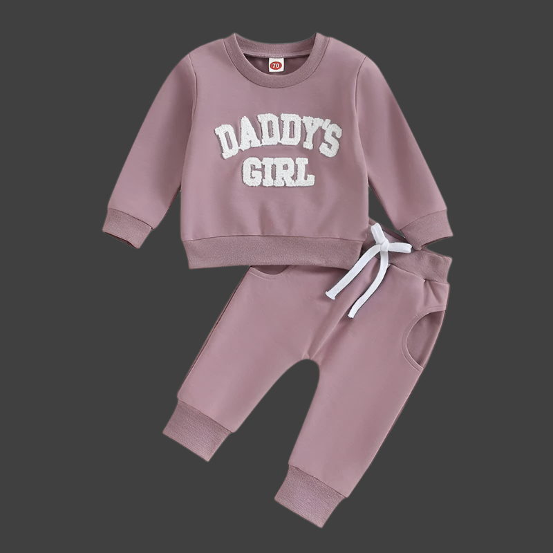 Pants and Sweatshirt Set "Daddy's Girl" Multivariant