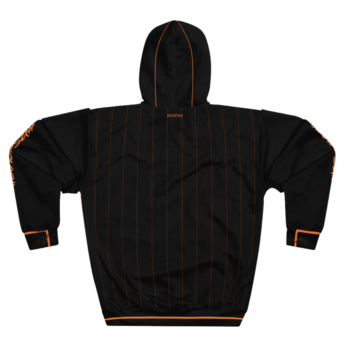 Toasty Orange Trim B&W MDBTDJ Hoodie