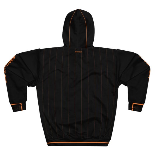 Toasty Orange Trim B&W MDBTDJ Hoodie