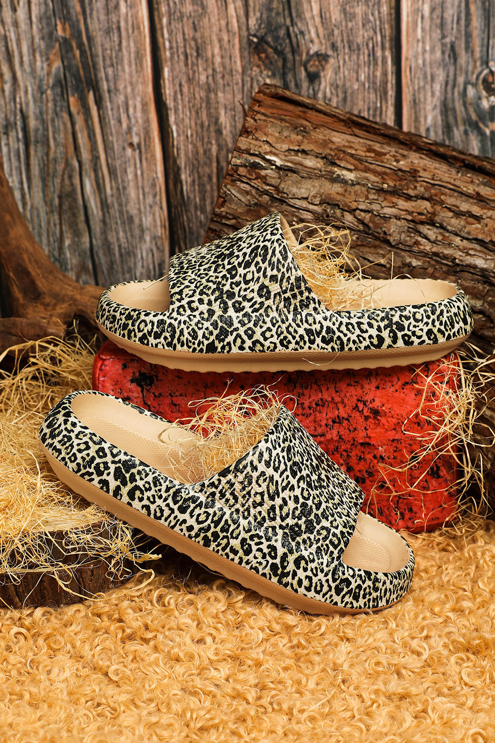 Leopard Soft Rubber Slippers