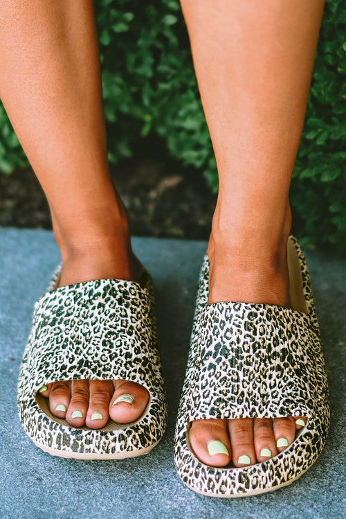 Leopard Soft Rubber Slippers