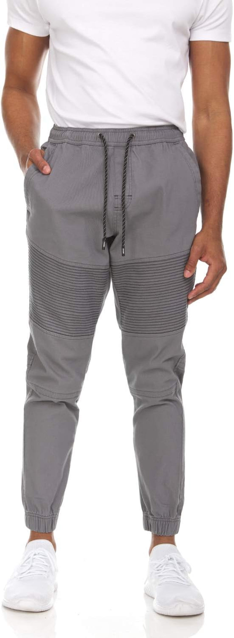 Young Mens Stretch Twill Jogger Pant, Quiet Shade, S