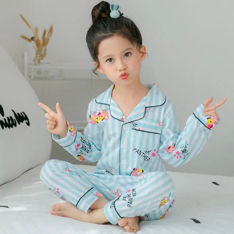 Kids' Long-Sleeved Pajamas