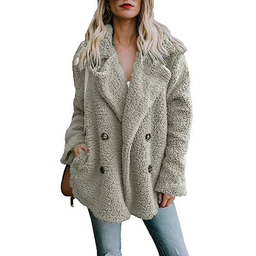 Jocoo Jolee Women Faux Fur Coat