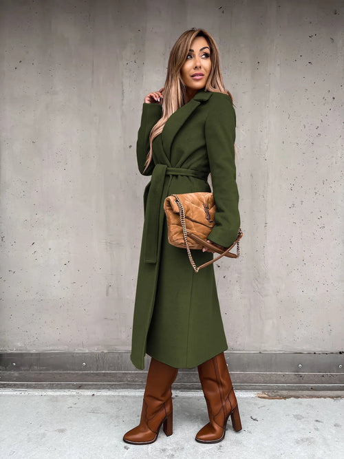 European and American autumn and winter coats for women's clothing