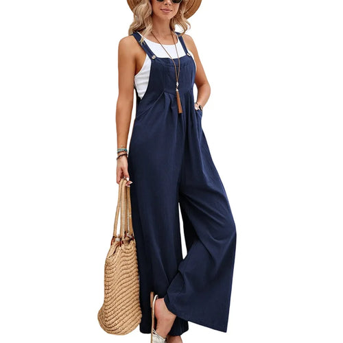 Women's Cargo Pants Jumpsuit