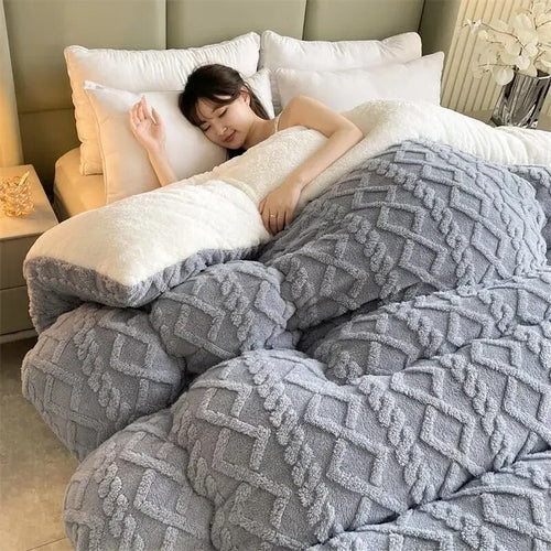 High End Thick-Warm Blanket-Artificial Lamb