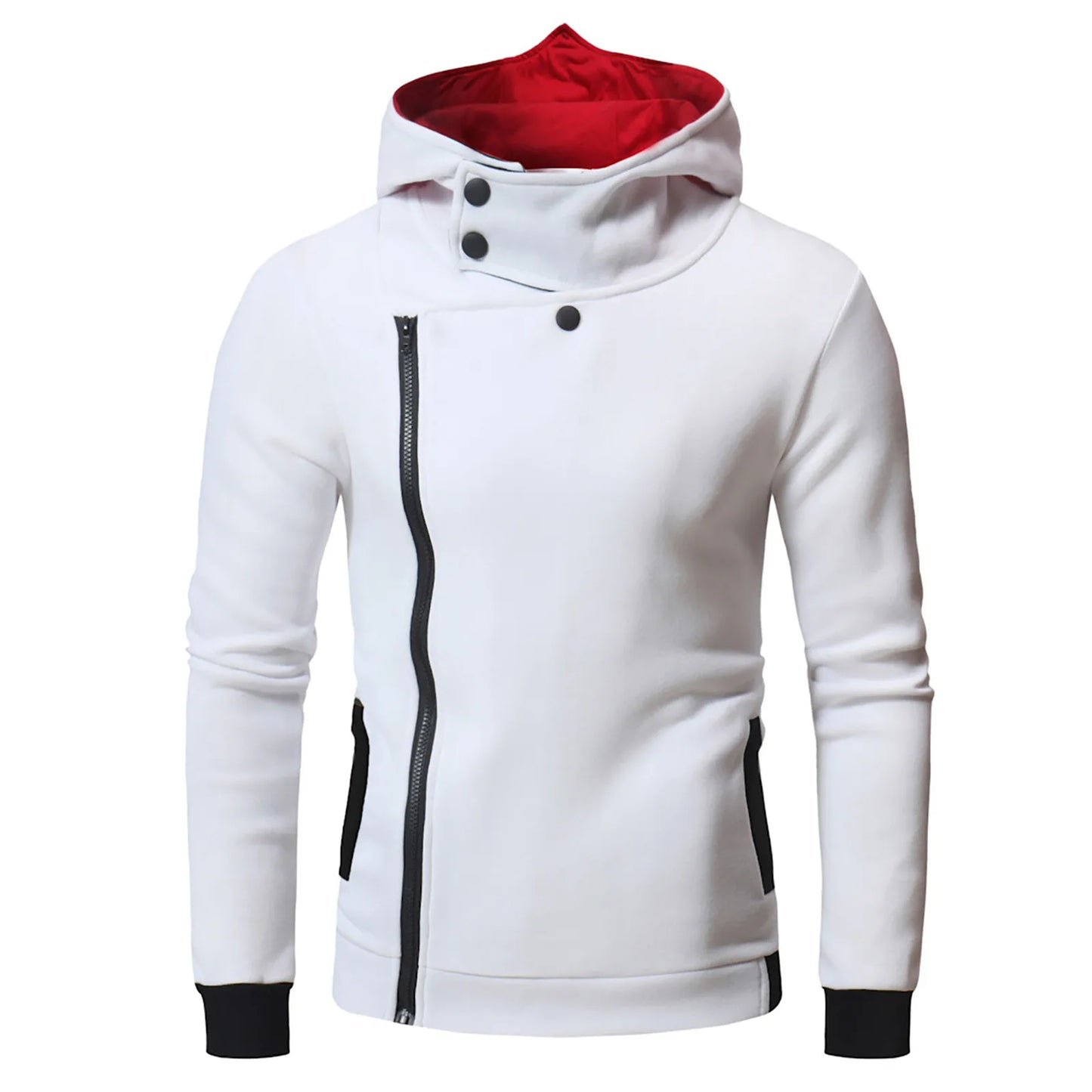 Zip-Up Cool Y2k Clothes Fashion Hoodies Men'S Autumn Long Sleeve