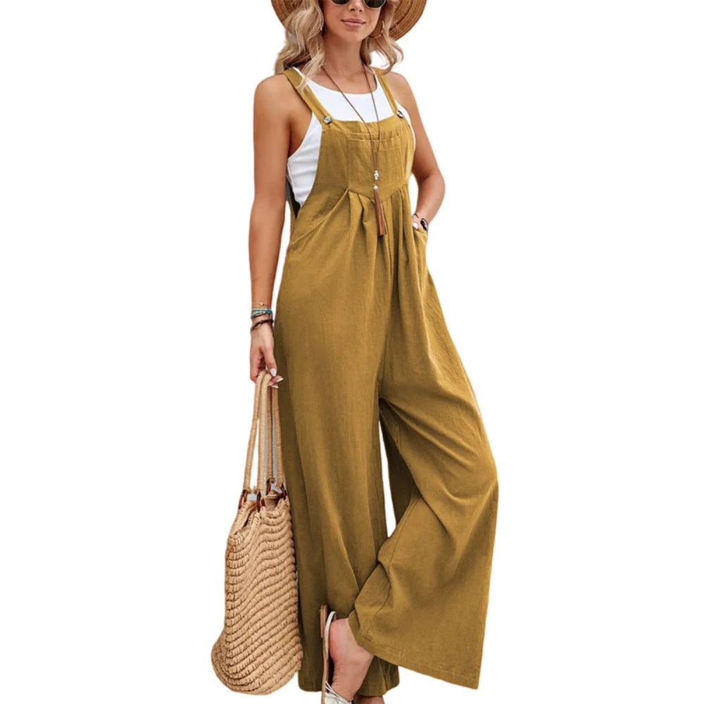 Women's Cargo Pants Jumpsuit