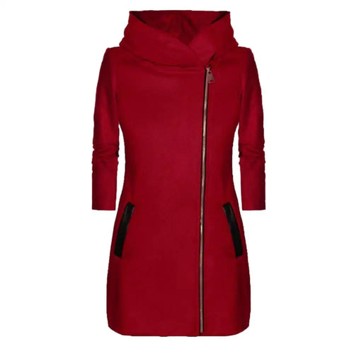 Womens Thick Wadded Hooded Coat