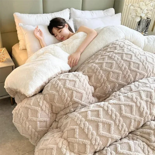 High End Thick-Warm Blanket-Artificial Lamb