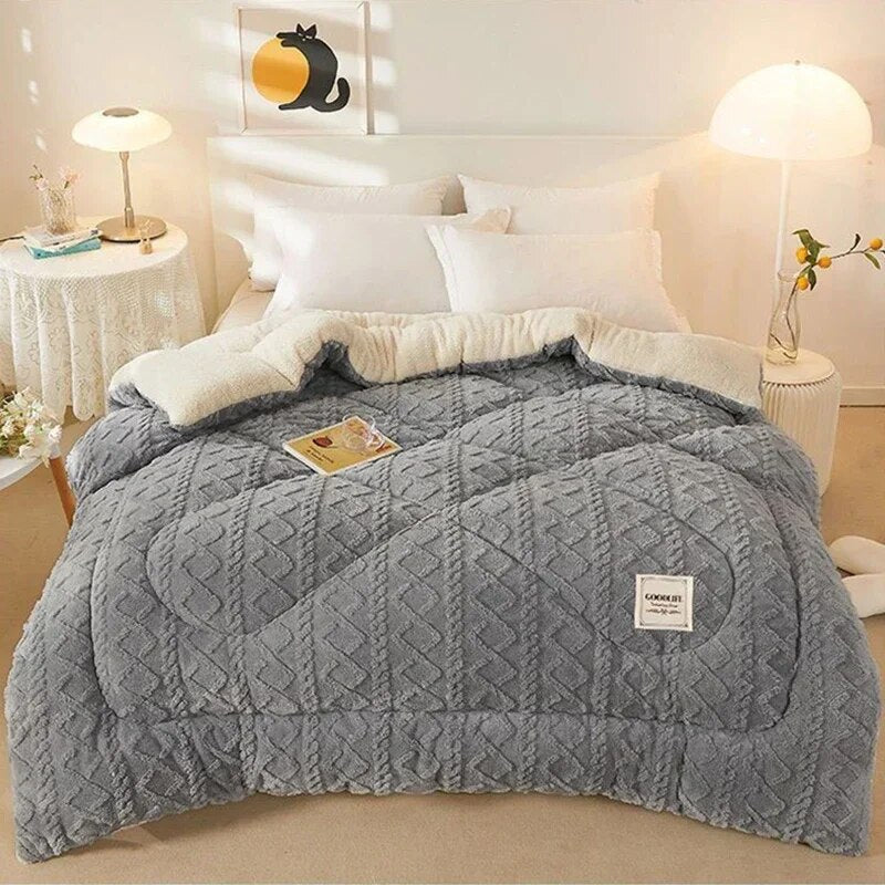 High End Thick-Warm Blanket-Artificial Lamb