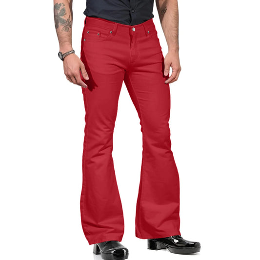 Men's Casual Solid Color Pocket Suit Pant