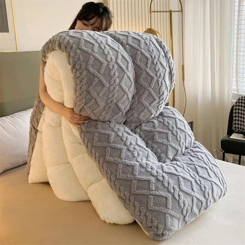 High End Thick-Warm Blanket-Artificial Lamb