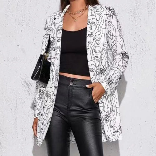 Women's Printed Blazer