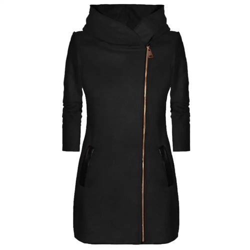 Womens Thick Wadded Hooded Coat