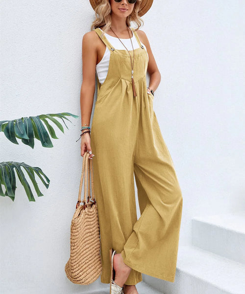 Women's Cargo Pants Jumpsuit