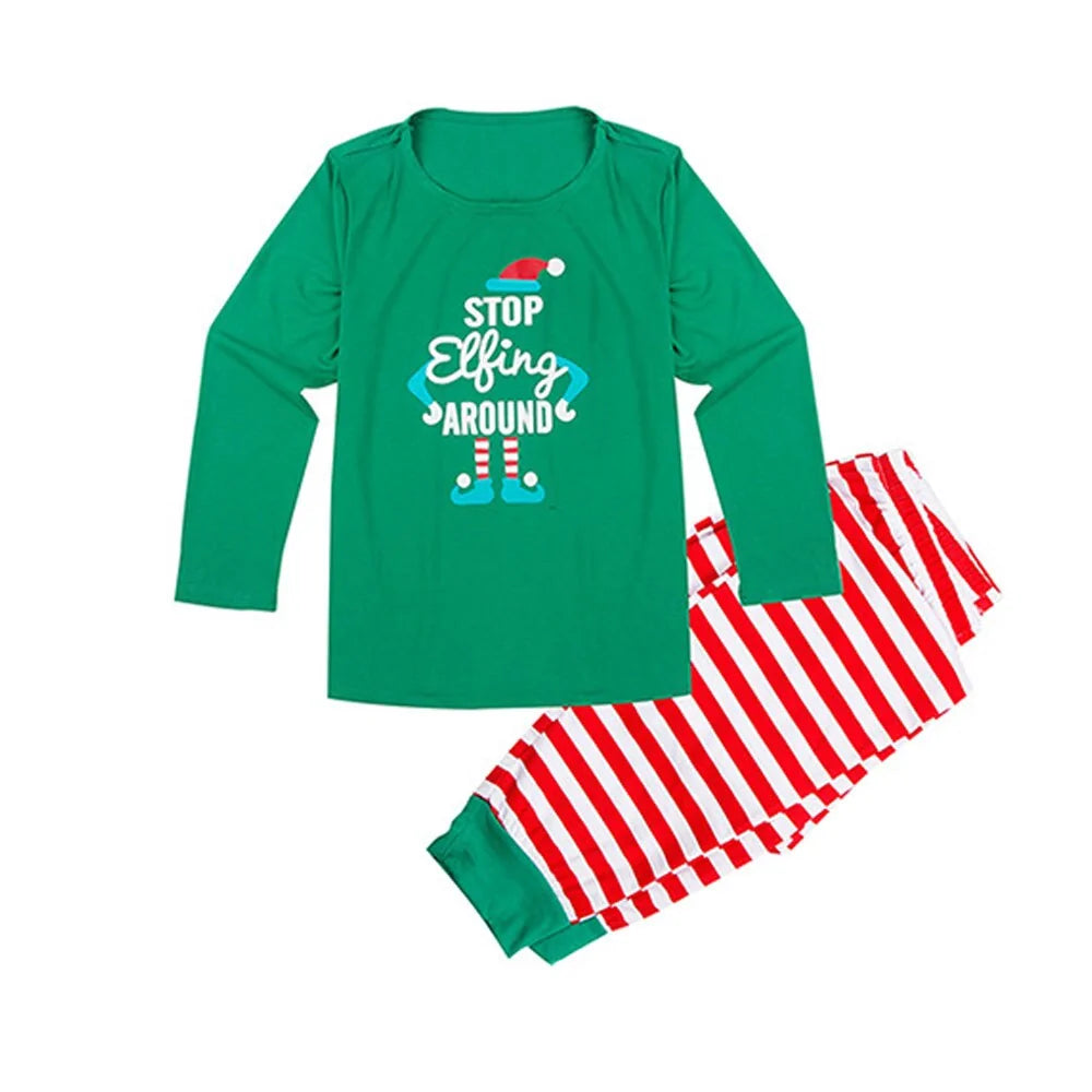 Festive Family Pajamas Set