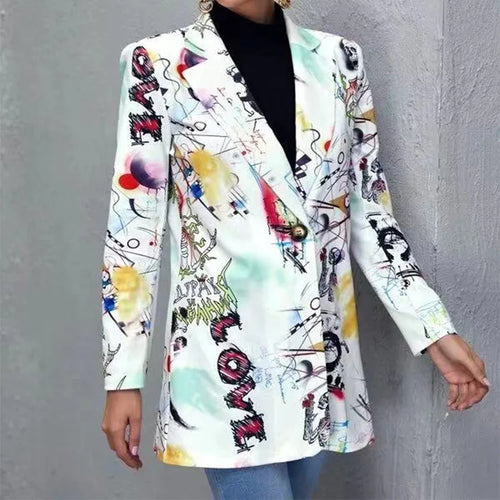 Women's Printed Blazer