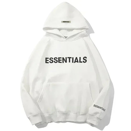 Essentials Hoodie 3D Rubber Letter Logo Sweatshirt High Quality Hip