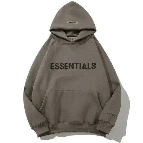 Essentials Hoodie 3D Rubber Letter Logo Sweatshirt High Quality Hip