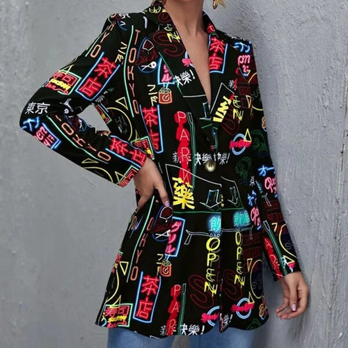 Women's Printed Blazer