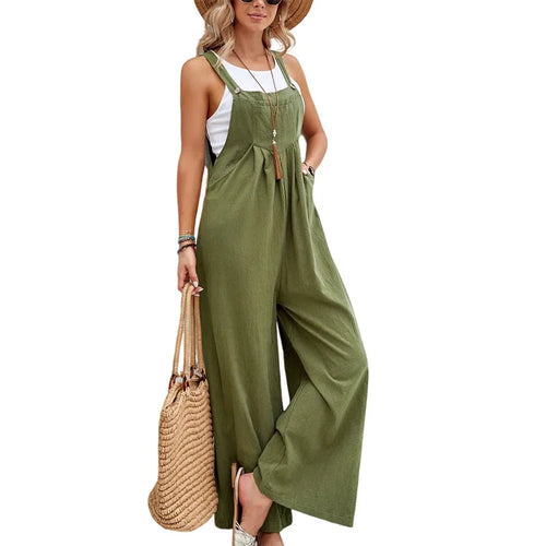 Women's Cargo Pants Jumpsuit