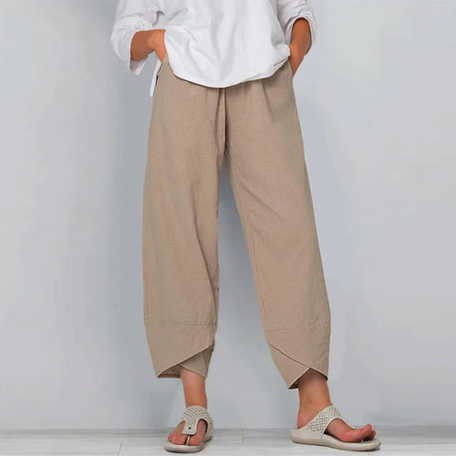 Women's Cargo Pants- Baggy Casual High Waist