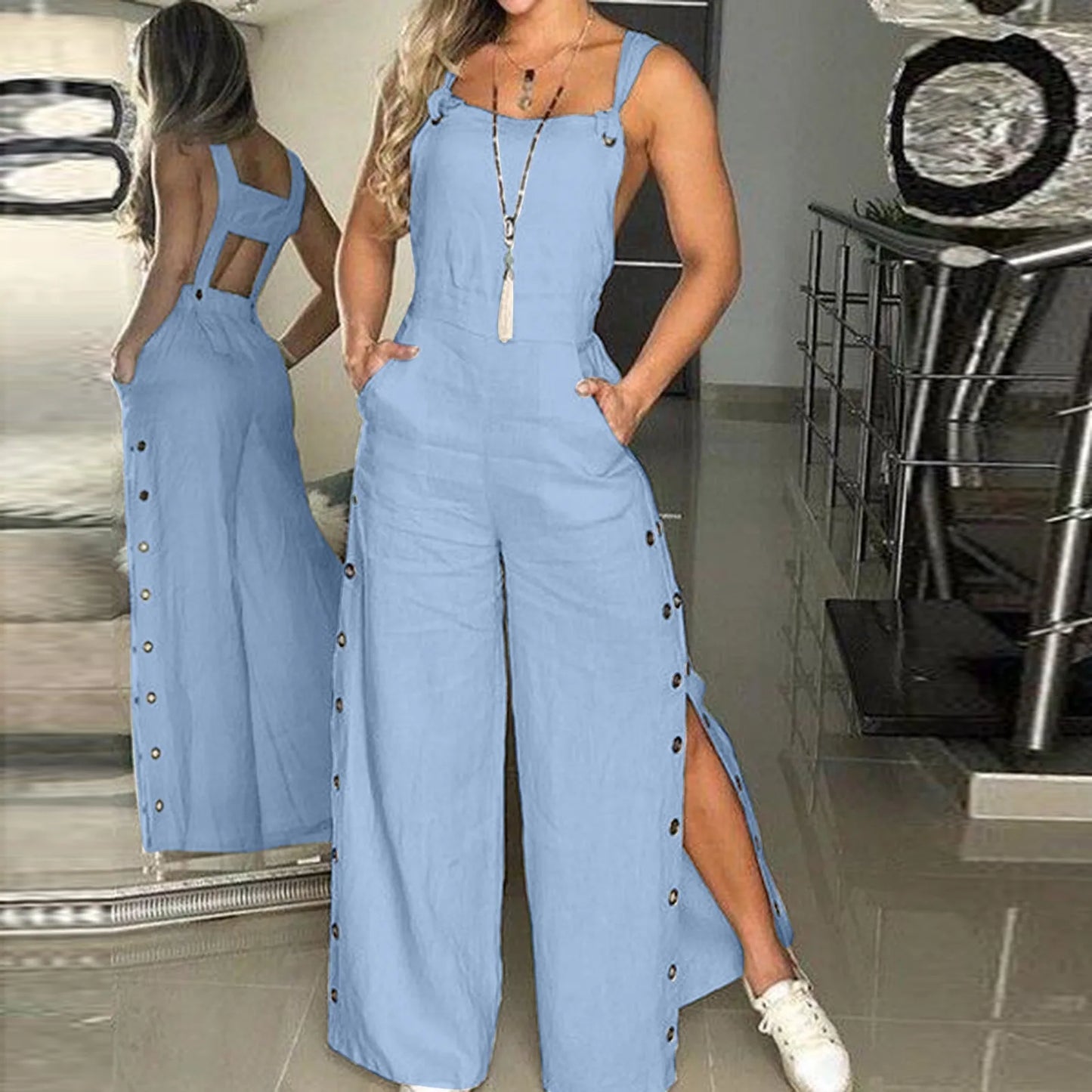 Women's Sleeveless Jumpsuit