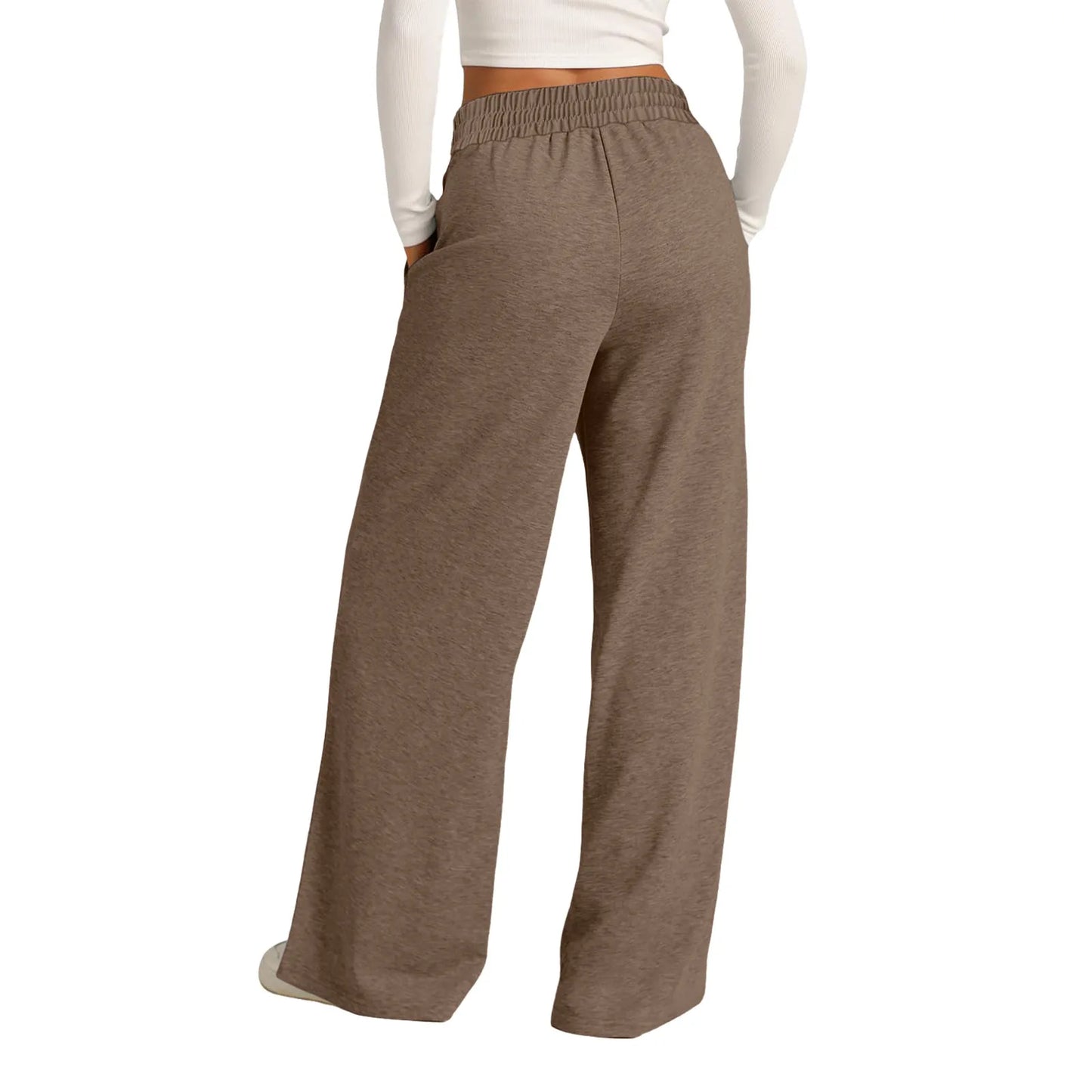 Drawstring Pants For Women- Casual Loose Wide Leg