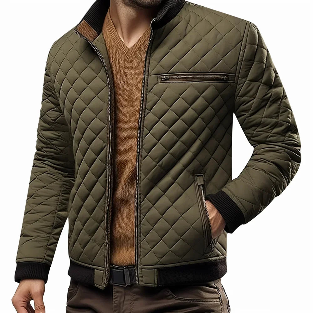 Mens Vintage Lightweight Quilted Jacket