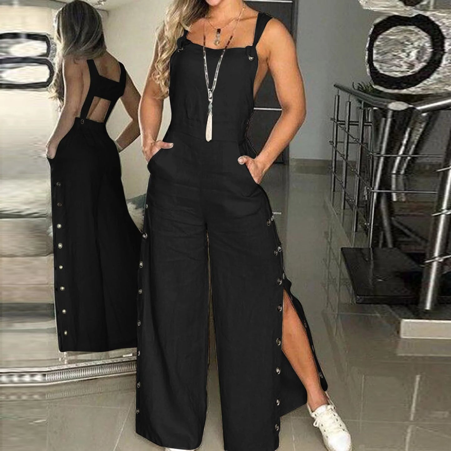 Women's Sleeveless Jumpsuit