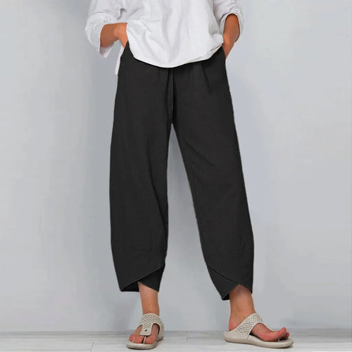 Women's Cargo Pants- Baggy Casual High Waist