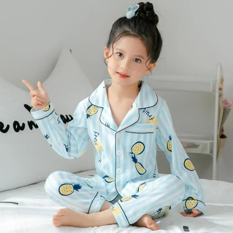 Kids' Long-Sleeved Pajamas