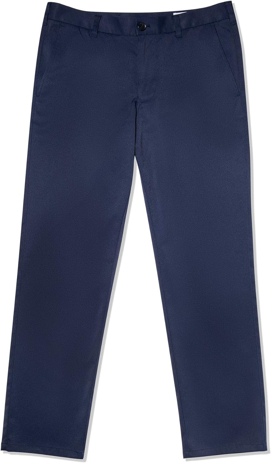 Mizzen + Main Men'S Baron Chino Pants - Stretch, Lightweight & Moisture-Wicking - Trim Fit, Navy, 36X34