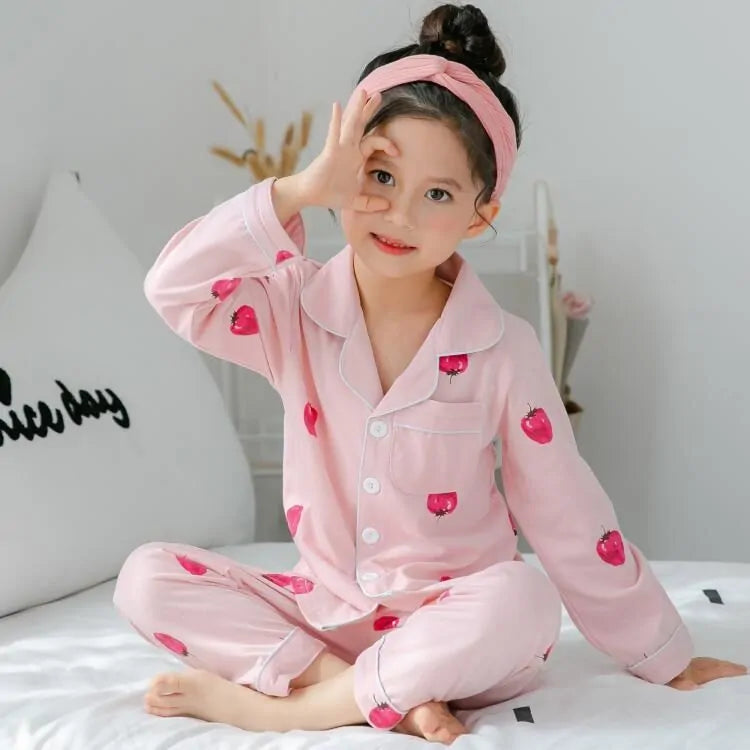 Kids' Long-Sleeved Pajamas