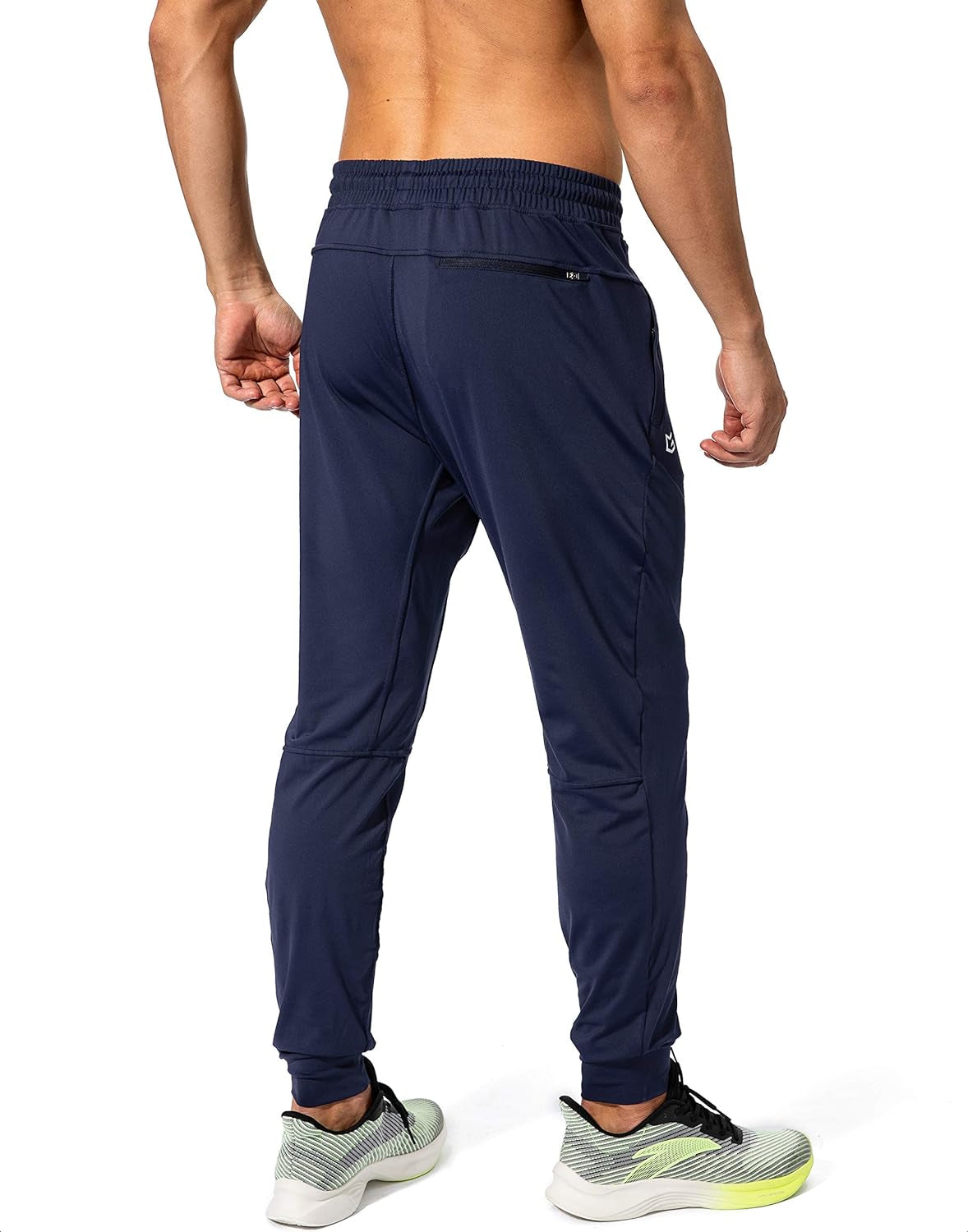 Men'S Sweatpants with Zipper Pockets Athletic Pants Traning Track Pants Joggers for Men Soccer, Running, Workout