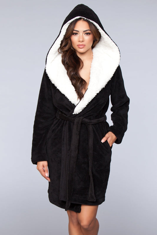 Janet Plush Fleece Robe