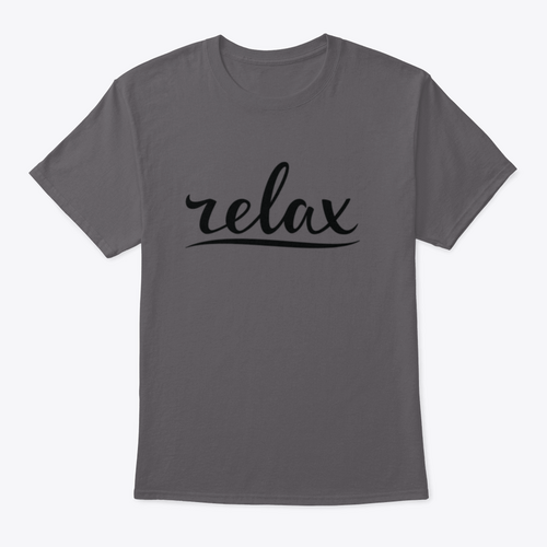 Relax Hand Lettering Design for T-Shirt