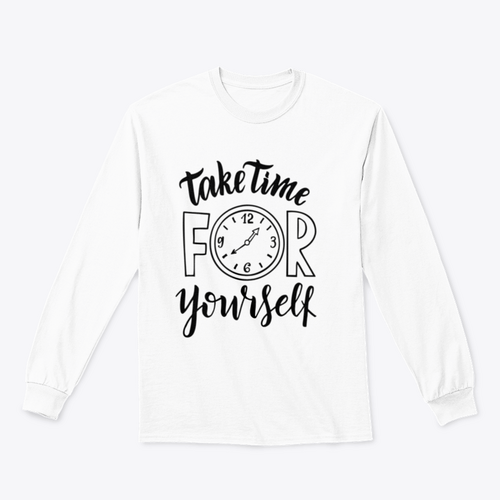 Take Time For Yourself. Hand Lettering Inscription Text, Motivation