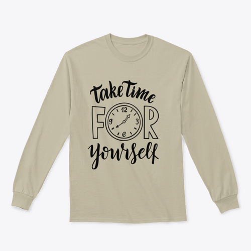 Take Time For Yourself. Hand Lettering Inscription Text, Motivation