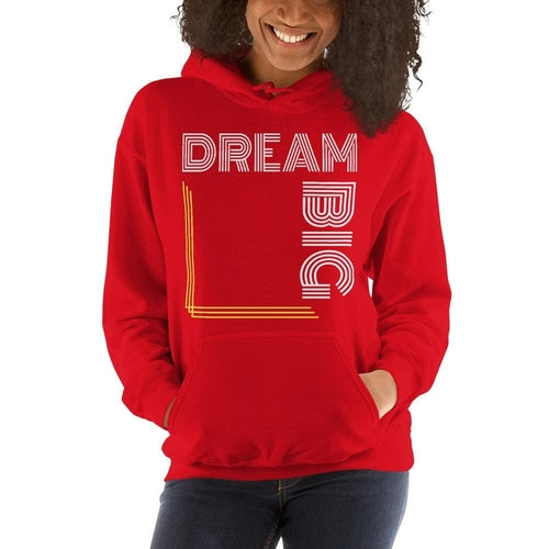 Womens Hoodie - Pullover Hooded Sweatshirt - Graphic/dream Big